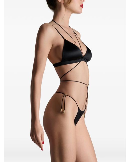 Maison Close String Met Print in het Black
