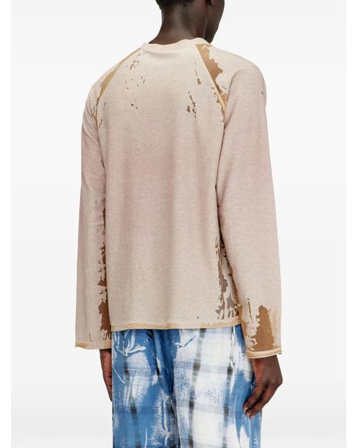 DIESEL Natural Henley Shirt for men