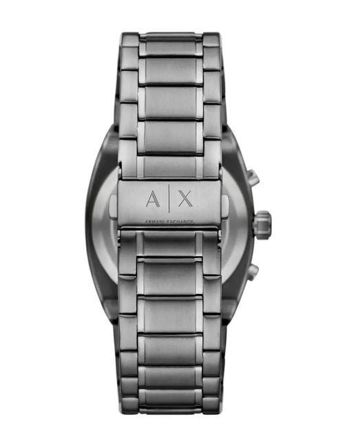 ARMANI EXCHANGE White Square-Face 44Mm for men
