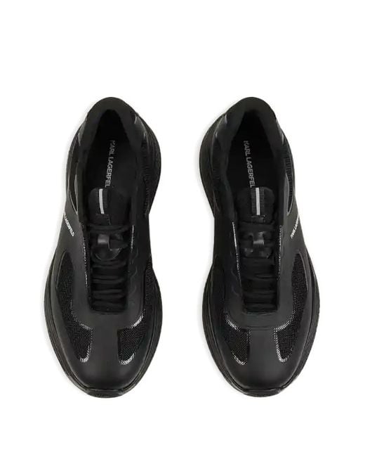 Karl Lagerfeld Black Vesta Sneakers for men