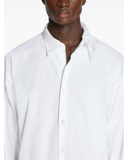 メンズ Dries Van Noten コットン シャツ White