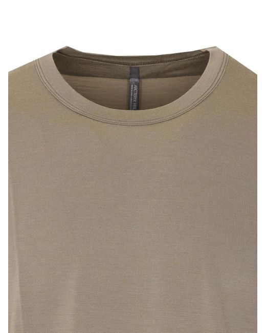 Veilance Gray Round-Neck T-Shirt for men
