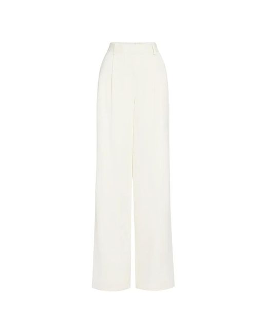 Twp White Pleated Trousers