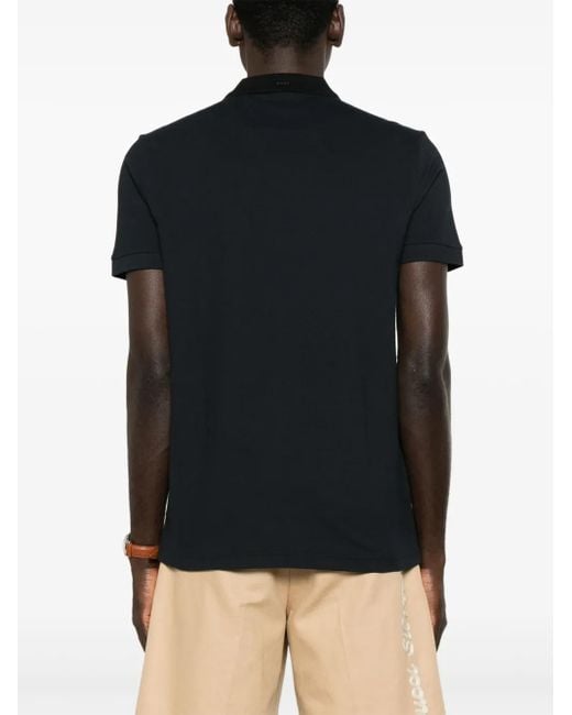 Boss Black Logo-Print Polo Shirt for men