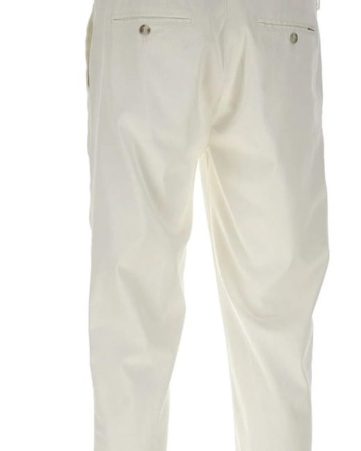 Re-hash Gray Welt-Pockets Cotton-Blend Trousers for men