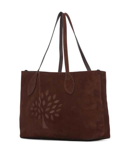 Mulberry Brown Tree Suede Tote