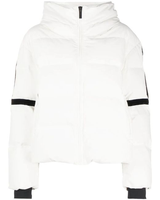 Fusalp White Barsy Quilted Ski Jacket