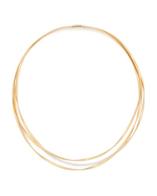 Marco Bicego Natural 18Kt Gelbgoldhalskette Mit Diamanten