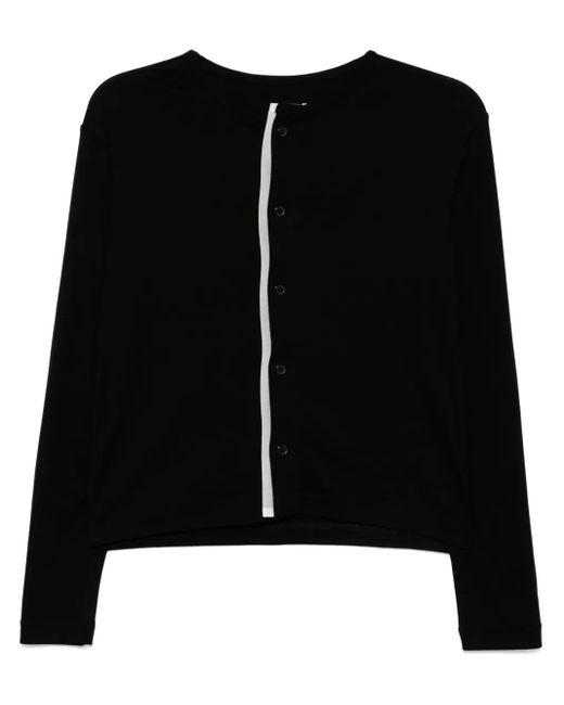Y's Yohji Yamamoto ダブルプラケット トップ Black