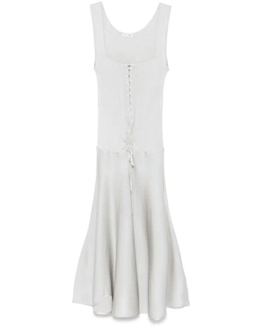 Judy Turner White Mars Midi Dress