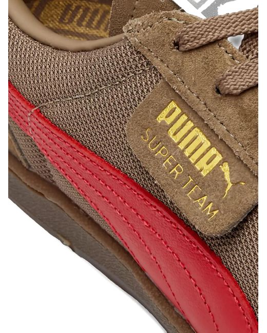 メンズ PUMA Super Team スエードスニーカー Brown
