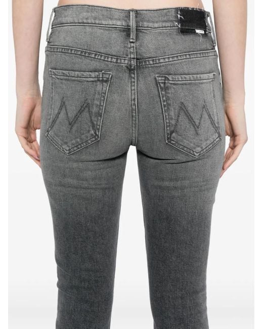 Mother Gray Insider Jeans
