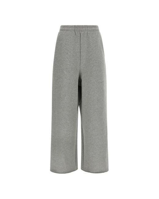 Entire studios Gray Wide-Leg Track Pants