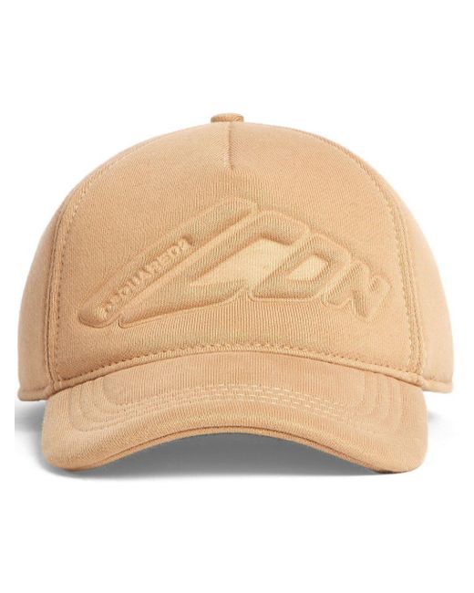 DSquared² Embossed Logo Baseball Cap in Natural for Men | Lyst UK