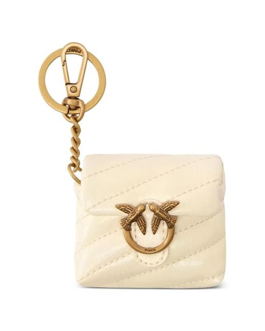 Pinko Metallic Love Bag Puff Airpods Case