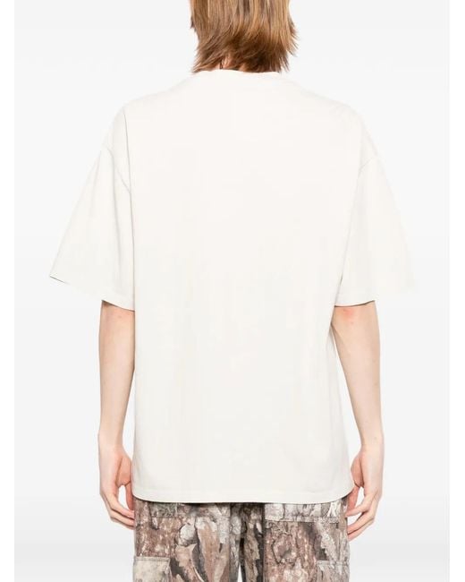 Melt White Graphic T-Shirt for men