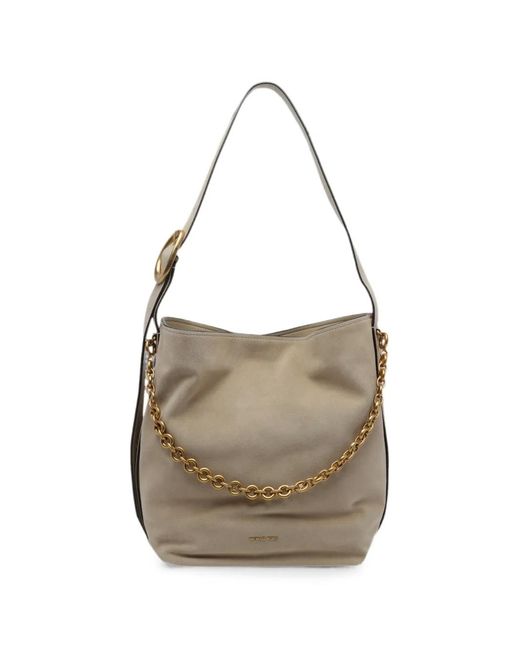 MICHAEL Michael Kors Natural Nolita Suede Shoulder Bag