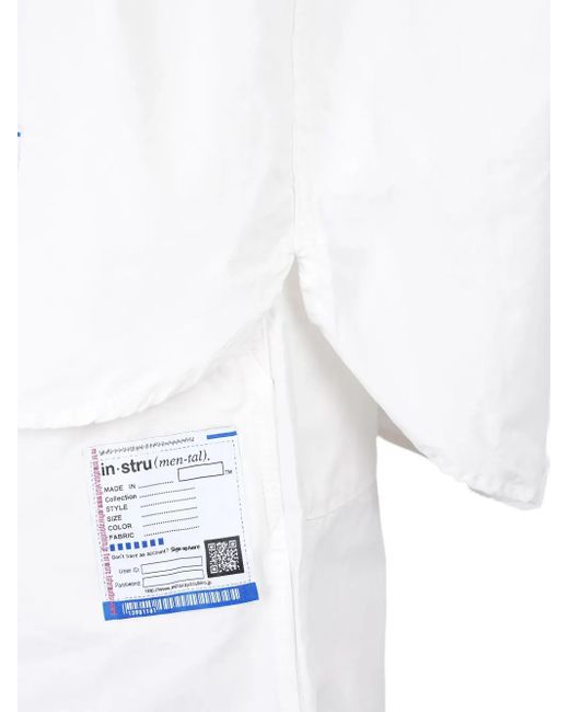 Maison Mihara Yasuhiro White Cotton Shirt for men