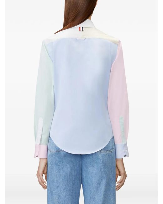 Thom Browne White Funmix Poplin Shirt