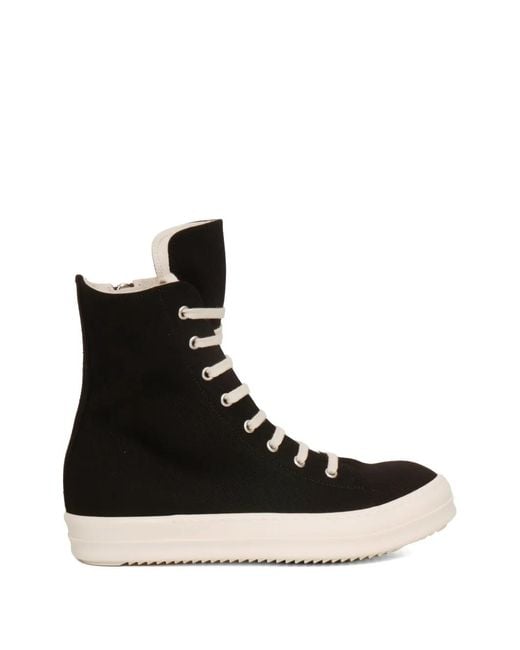 Rick Owens Black Drkshdw High-Top Sneakers