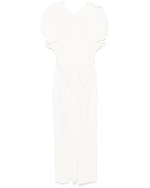 Abito Midi di Victoria Beckham in White