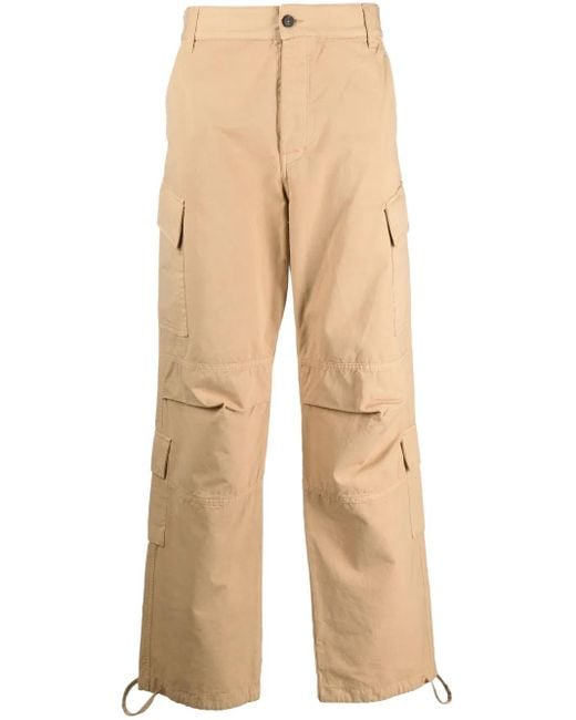 DARKPARK Cargo Broek Met Wijde Pijpen in het Natural voor heren