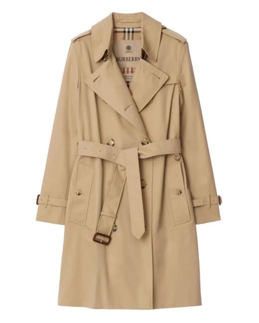 Burberry Natural Waterloo Trench Coat Honey