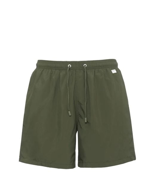 Mc2 Saint Barth Green Lighting Pantone-Label Drawstring Swim Shorts for men