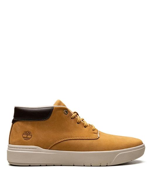 Timberland Brown Seneca Bay Chukka Sneakers for men
