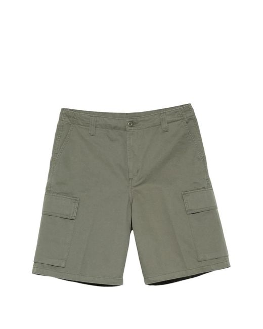 Carhartt Gray Kade Cargo Shorts for men