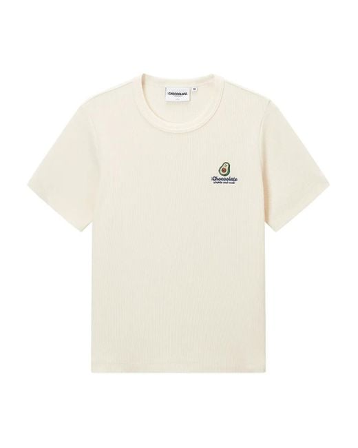 Chocoolate White Logo T-Shirt