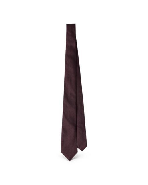 Prada Purple Silk Tie for men