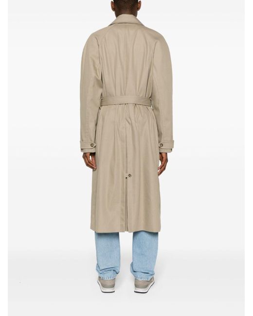 A.P.C. Natural Double-breasted Trench Coat for men