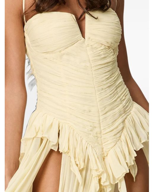 NORINA ST Natural Diada 2.6 Ruffled Ruched Maxi Dress