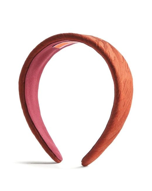 LaDoubleJ White Textured Flat Headband