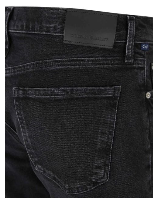 Citizens of Humanity Black Nora Wide-Leg Jeans