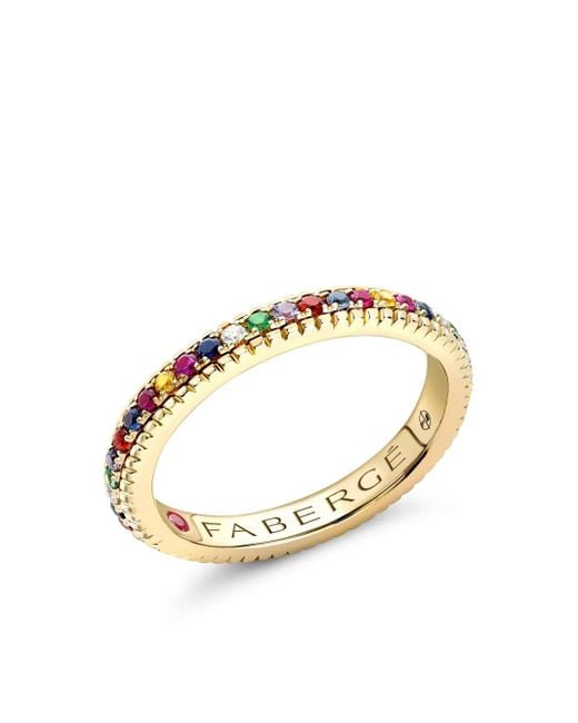Faberge Metallic 18Kt Colours Of Love Yemulti-Stone Ring
