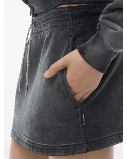 Alexander Wang Black Drawstring Skirt