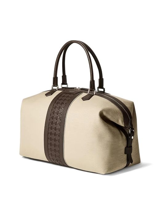 Serapian Natural Double-Handle Holdall for men