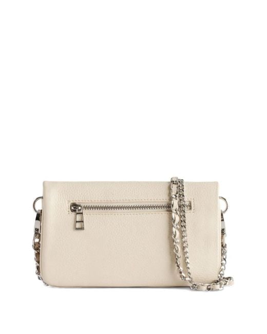 Zadig & Voltaire Swing Your Wings Rock Mini-Clutch in het Natural