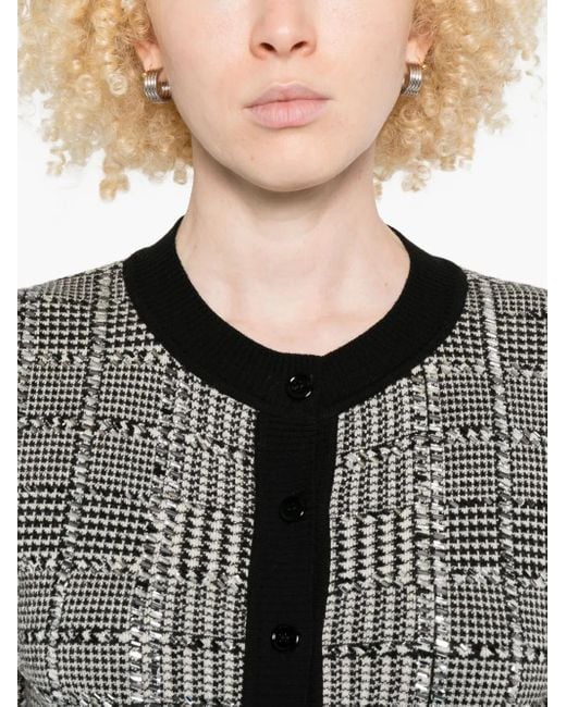 Cardigan Con Paillettes di Ermanno Scervino in Gray