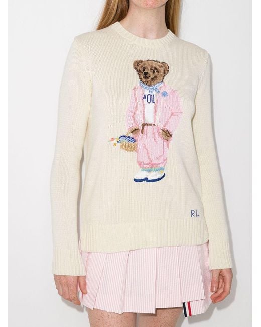 Polo Ralph Lauren Picnic Bear Jumper | Lyst Canada