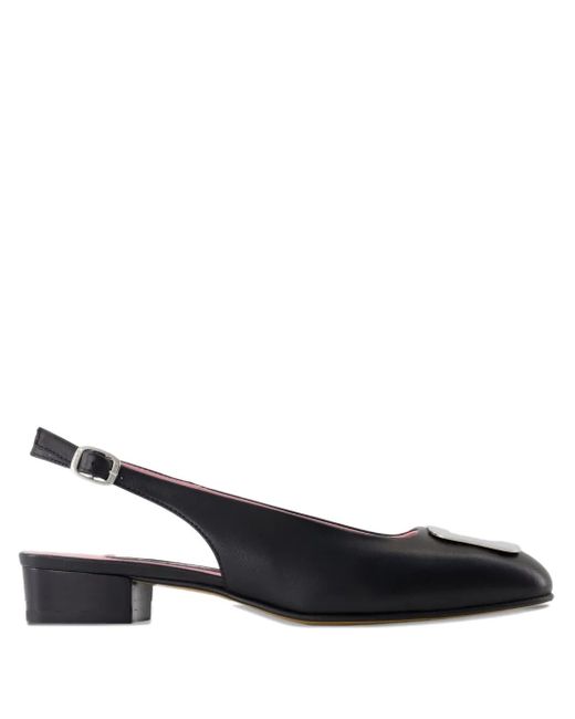 CAREL PARIS Black Coquelicot Ballerinas