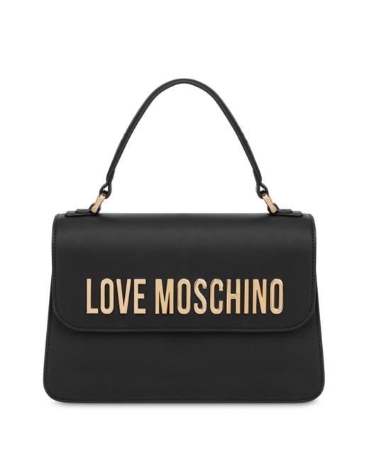Love Moschino Logo Tote Bag in Black Lyst UK