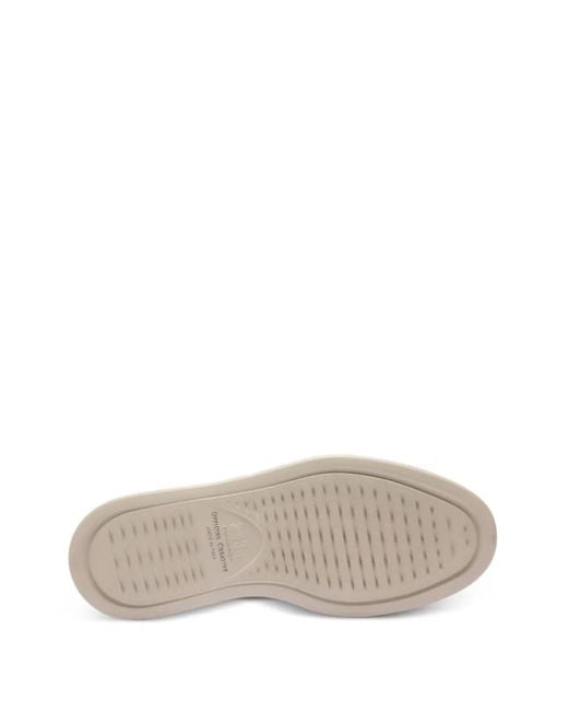 Officine Creative Brown Penny-Strap Suede Loafers for men