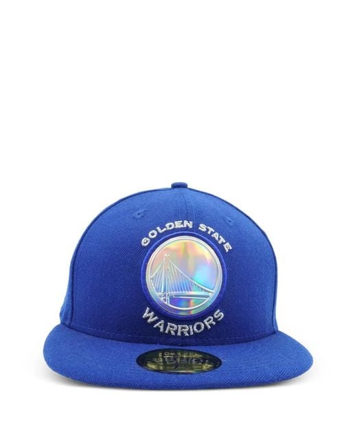 KTZ Blue 59Fifty Golden State Warriors Baseball Cap for men