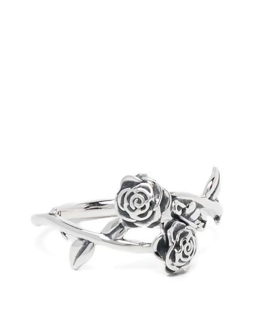 Stolen Girlfriends Club White Rose Wrap Ring
