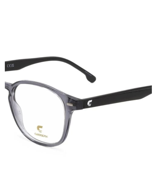 Carrera Gray Round-Frame Glasses for men