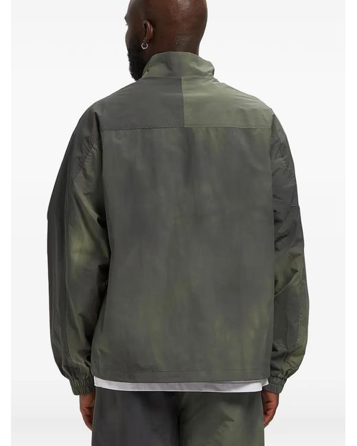 Arte' Green Gradient-Effect Panelled Jacket for men