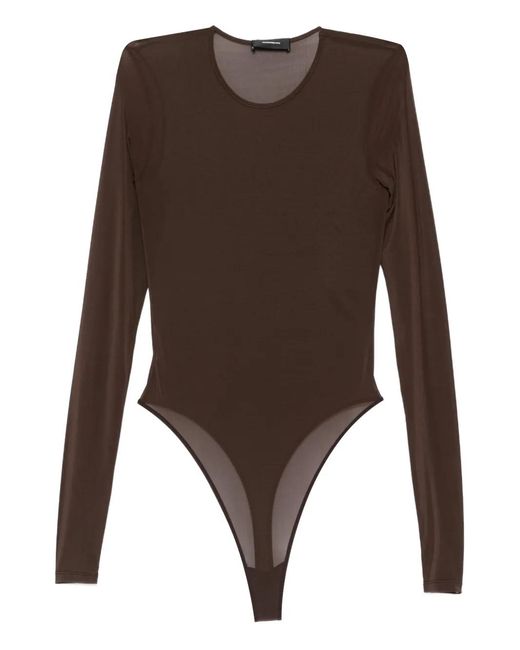 Wardrobe NYC Brown Long-Sleeve Body